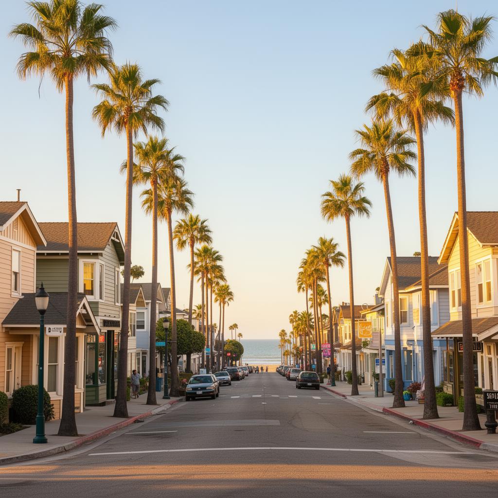 Belmont Shore neighborhood in Long Beach