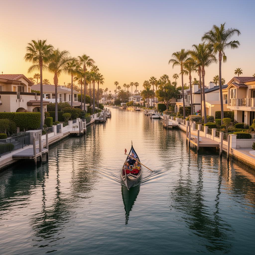 Naples Island neighborhood in Long Beach